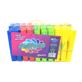 PINZA PLASTICA POLIFOAM 20X1